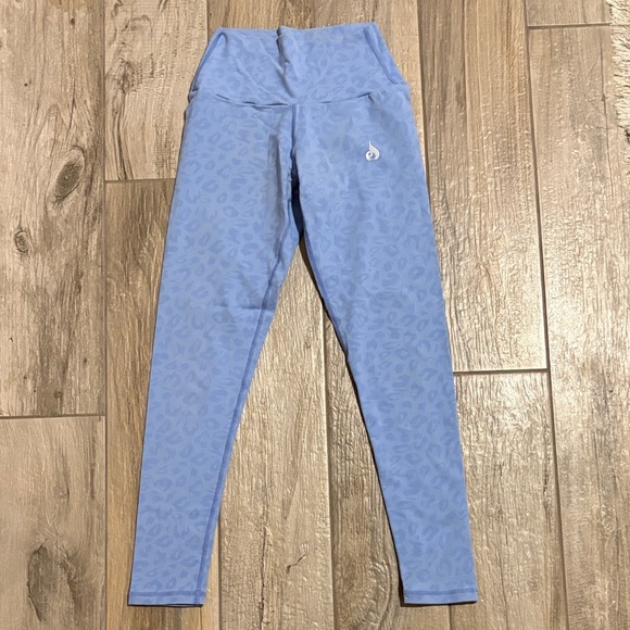 Ryderwear Pants - Ryderwear Blue Patterned Leggings